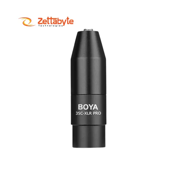 BOYA 35C-XLR Pro Mini-Jack to XLR Adapter Converter