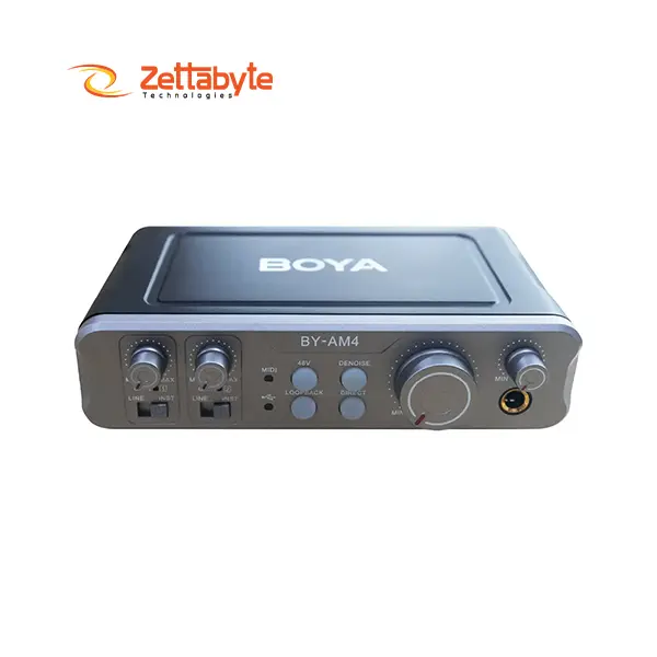 Boya BY-AM4 High-Quality Dual Channel XLR Audio Converter