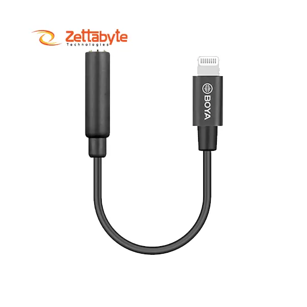 BOYA BY-K3 TRS to Lightning Converter