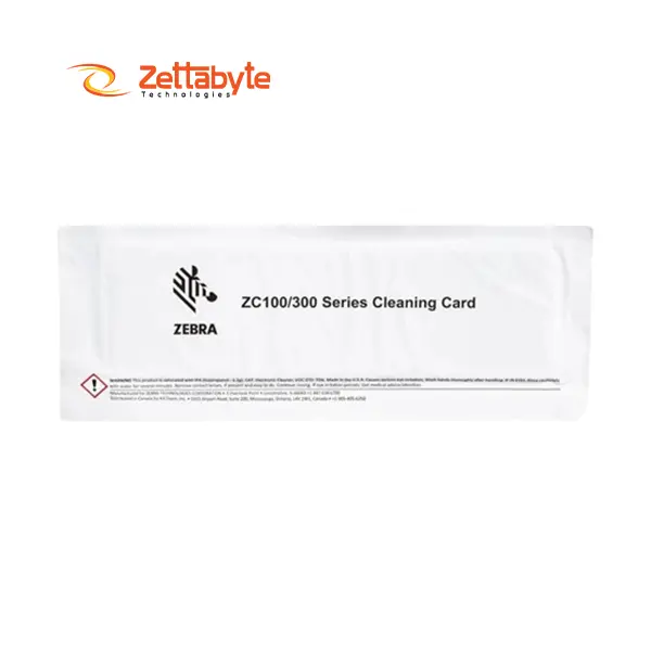 Zebra Cleaning Card Kit Efficient Dust Removal Cleaning Card Kit