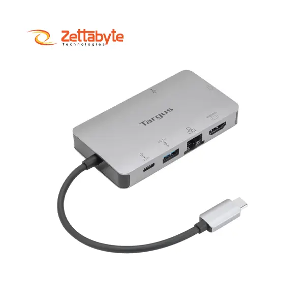 Targus Type-C Male to HDMI, VGA, LAN, Type-C & Dual USB Female Versatile 6-in-1 Converter