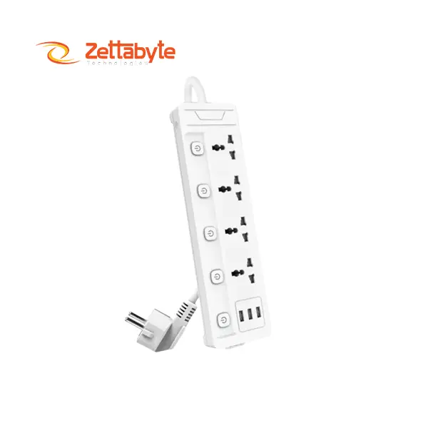 Deli ET410 2 Pin 3 Port Power Strip