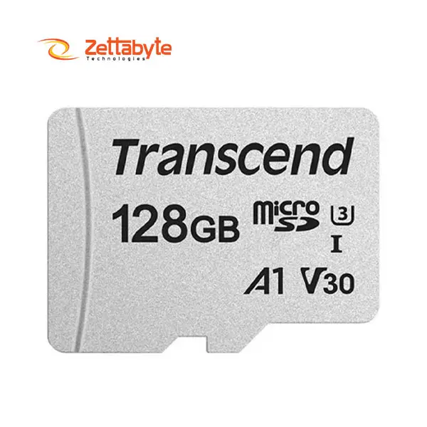 Transcend microSDXC/SDHC 300S 128GB Durable Waterproof Memory Card