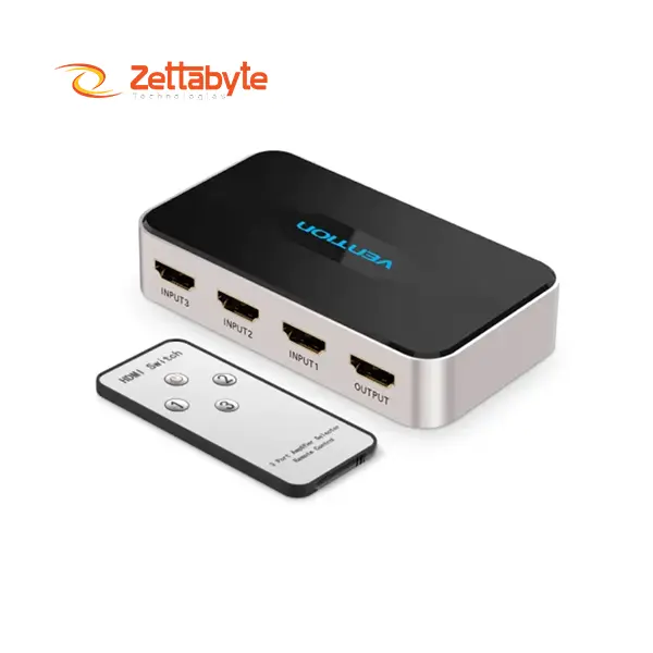 VENTION AFFH0 3 in 1 4K HDMI Switch