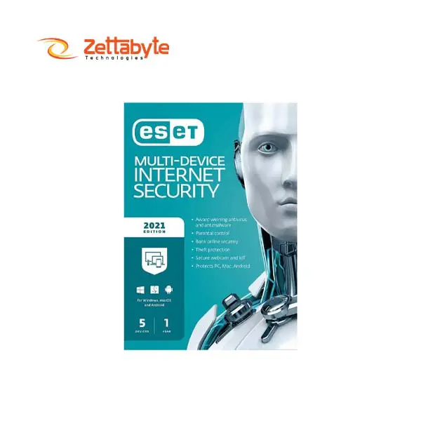 ESET Internet Security 5 User 1 Year Duration Reliable Antivirus Software