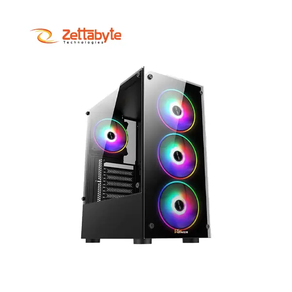 PC Power PP-GS2404 BK Mid Tower Gaming Casing