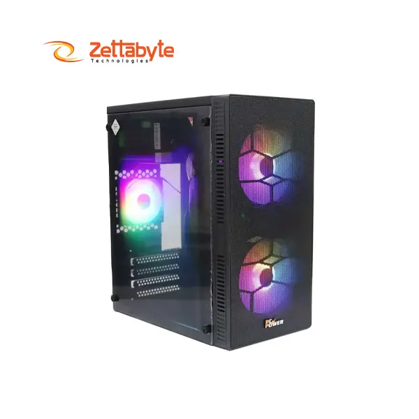 PC Power Spider Web Mesh Mid Tower Micro-ATX Casing