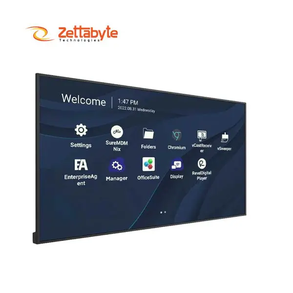 Hikvision DS-D6055UL-B/S 55 Inch 4K UHD Floor Standing Digital Signage Kiosk