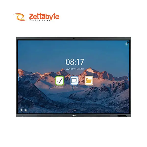 ZKTeco SC02-I365A 65 Inch 50-Point Touch Stunning Interactive Flat Panel Display