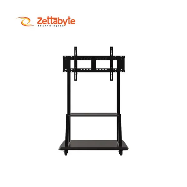 K2 IFP Trolley 55 Inch Stable Metal Build For Flat Panel