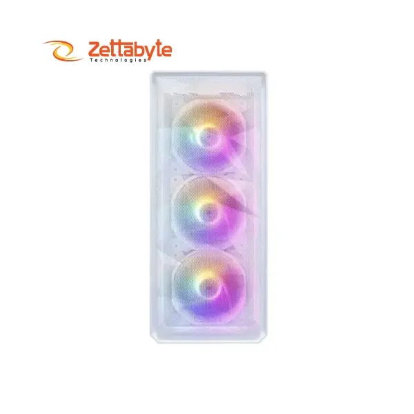 1STPLAYER FD3 White Sleek Tempered Glass Gaming Casing