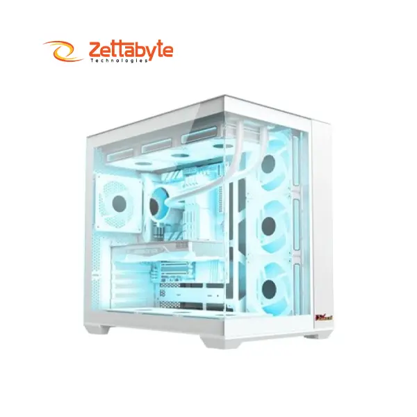 PC Power ICEBERG STEALTH PP-GS605 WH ATX White Gaming Case