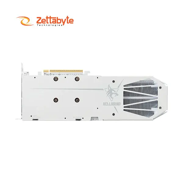 PowerColor Hellhound Spectral White AMD Radeon RX 9060 XT 3310MHz Boost Speed Fast Graphics Card