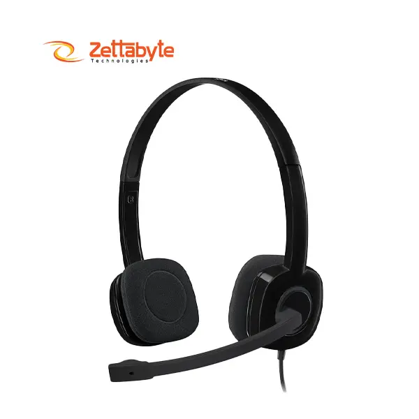 Logitech H151 Black Comfortable Stereo Headphone
