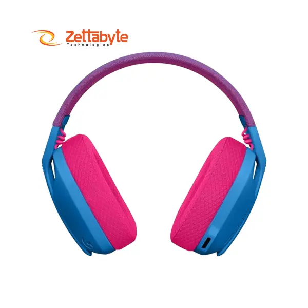 Logitech G435 Lightweight Bluetooth Wireless Blue & Raspberry Headphone