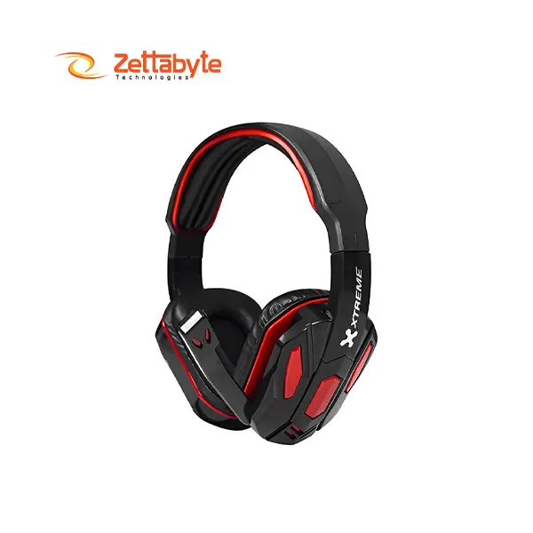 Xtreme S-Q90 Wired Black & Red Headphone