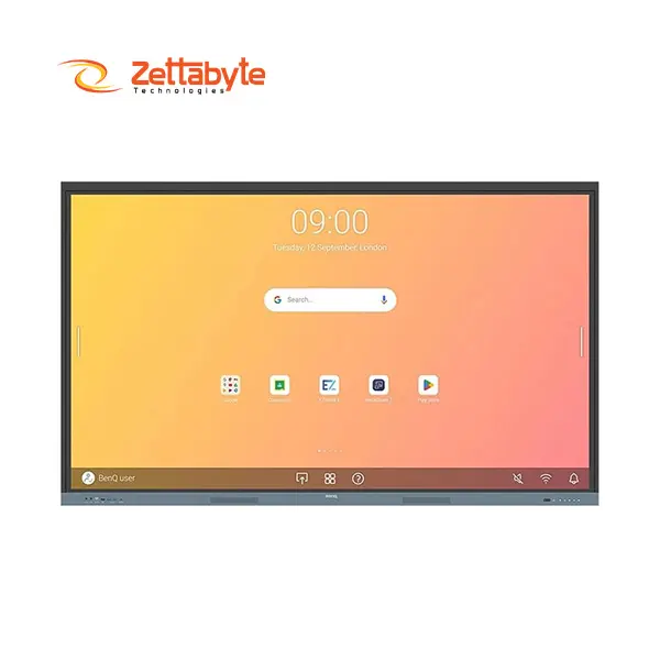 BenQ RE7504 75 Inch 4K UHD (8GB RAM, 128GB ROM) Education Interactive Flat Panel Display