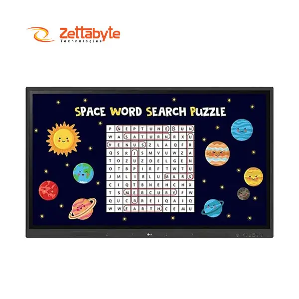 LG 75TR3DK-BG 75 Inch (8GB RAM, 64GB ROM) 4K UHD Touch Interactive Flat Panel Display