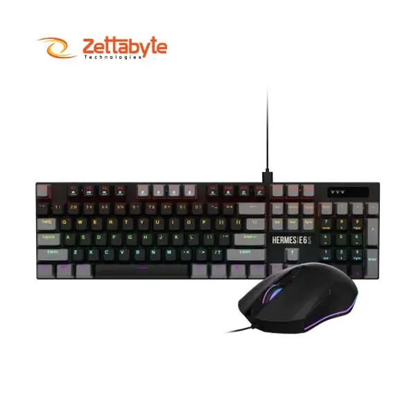 Gamdias HERMES E6 ELITE 2-IN-1 Combo 50 Million Durable Gaming Combo