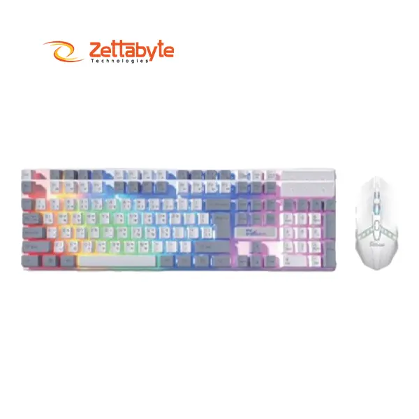 PC Power KMO2W Wired Keyboard & Mouse Gaming Combo
