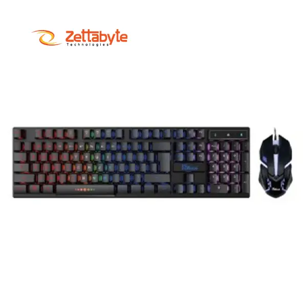 PC Power PGC001D105 Wired Keyboard & Mouse Gaming Combo