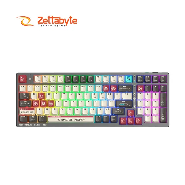 A4tech Bloody WS98 Tri Mode RGB Hot Swap Pixels Red Mechanical Gaming Keyboard