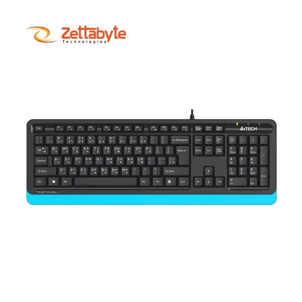 A4TECH FK10 Fstyler Wired Sky Blue Keyboard