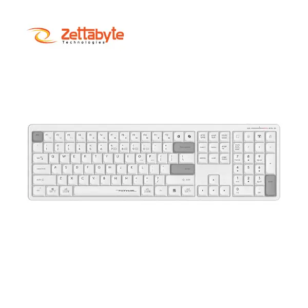 A4tech FSTYLER FBX55C Wireless White Dual Mode Keyboard