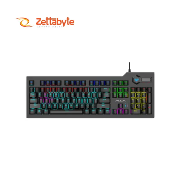 AULA F2063 Wired Mechanical RGB Gaming Keyboard