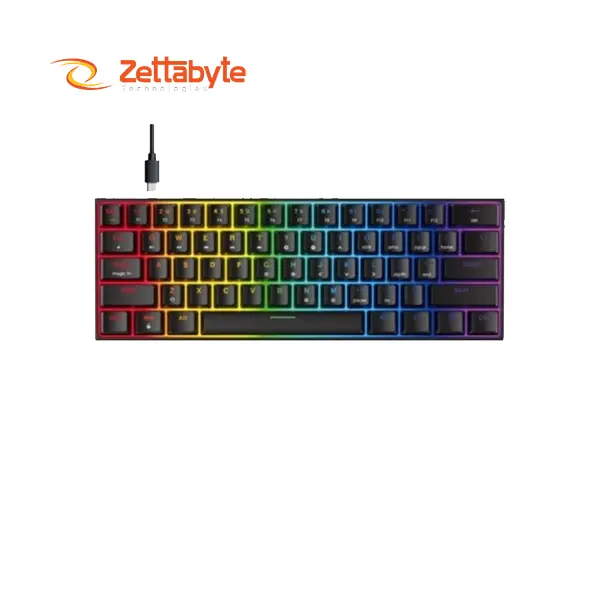 Fantech MAXFIT61 MK857 RGB Blue Switch Mechanical Gaming Keyboard