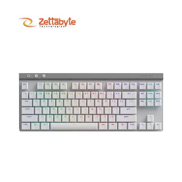 Logitech G515 Lightspeed TKL Slim Low-Profile Switch White Gaming Keyboard