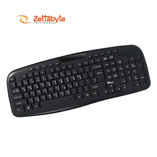 PC Power 403 Office Wired USB Black Keyboard