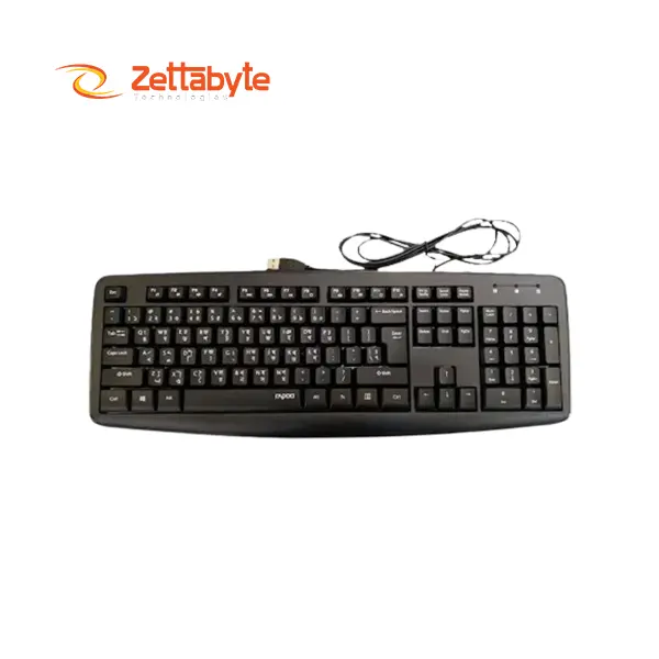 Rapoo NK2600 Spill-Resistant & Bangla Wired Keyboard