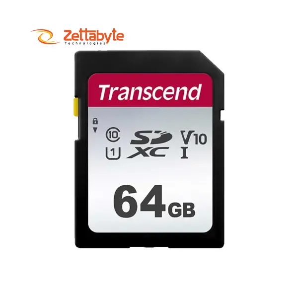 Transcend 64GB SDXC 300S UHS-I U1 Class 10 Memory Card