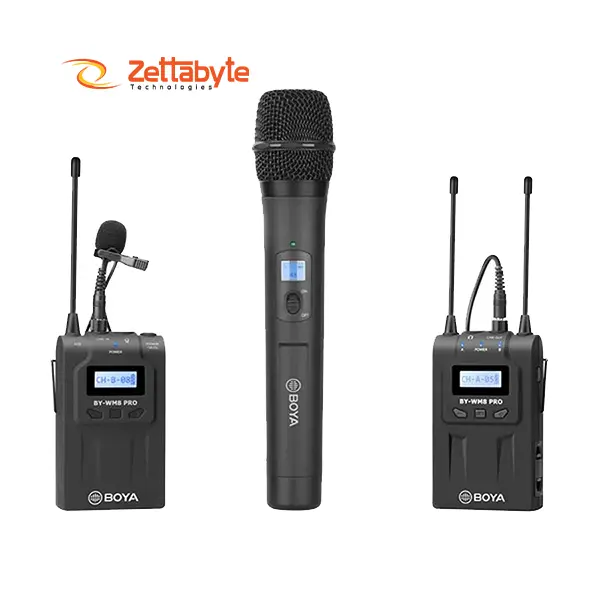 Boya BY-WM8 Pro-K4 UHF Dual-Channel Wireless Microphone