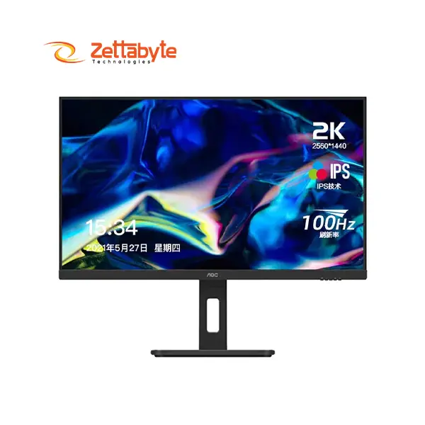 AOC Q27P10 27 Inch 2K QHD IPS 100Hz Borderless Gaming Monitor