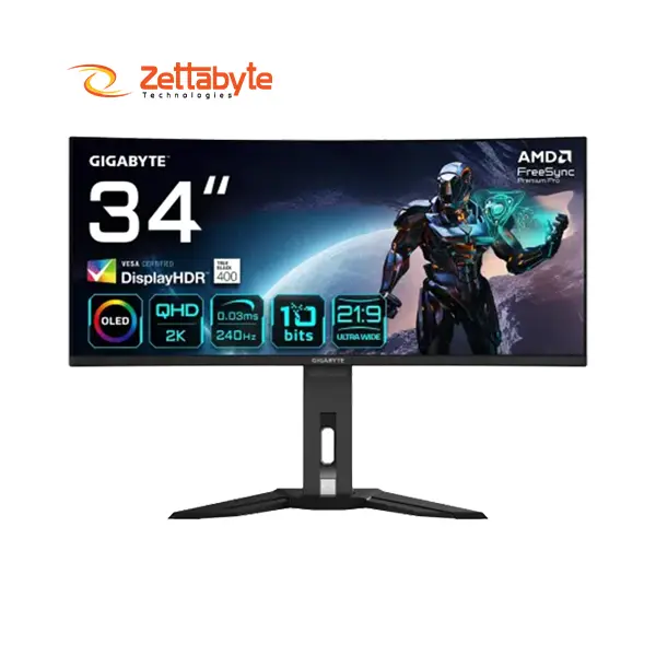 Gigabyte MO34WQC2 34" Curved 165Hz Gaming Monitor