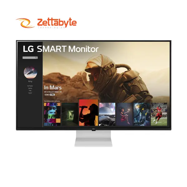 LG 43SQ700S-W 43" 4K UHD IPS webOS MyView Smart Monitor