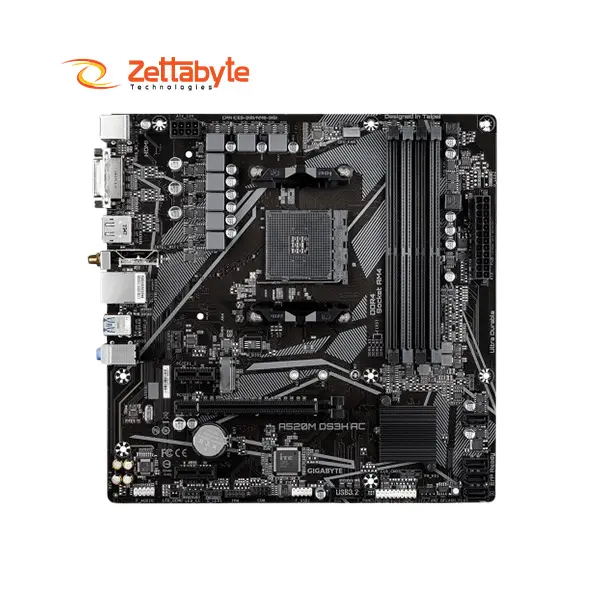 GIGABYTE A520M DS3H AC AM4 AMD 520 Motherboard