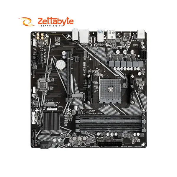 Gigabyte B550M K High-Speed PCIe & M.2 Support Gaming Motherboard