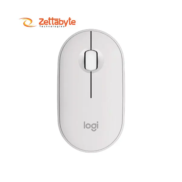 Logitech Pebble 2 M350S Tonal White Bluetooth Mouse