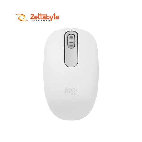 Logitech M196 Off-White Wireless Graphite Bluetooth Mouse