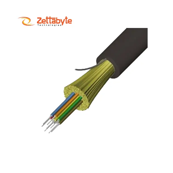 R&M 6 Core Armoured Multi Mode Loose Tube Fiber Optic Cable