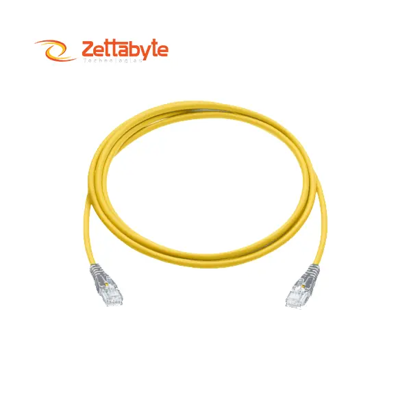R&M CAT6 U/UTP 4P LSZH 3M Yellow Network Patch Cord