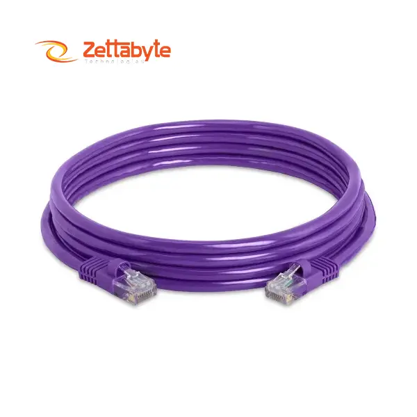 Safenet 34-3011PR 1 Meter Cat6 LSZH UTP Patch Cord (Purple)