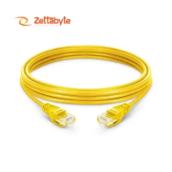 Safenet 34-3011YL 1 Meter Cat6 LSZH UTP Patch Cord (Yellow)