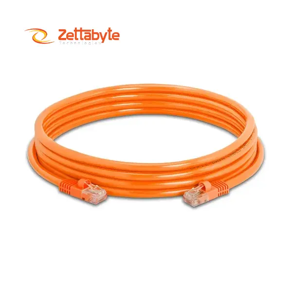 Safenet 44-5551OR 0.5M Cat6A SFTP LSZH Ethernet Patch Cord