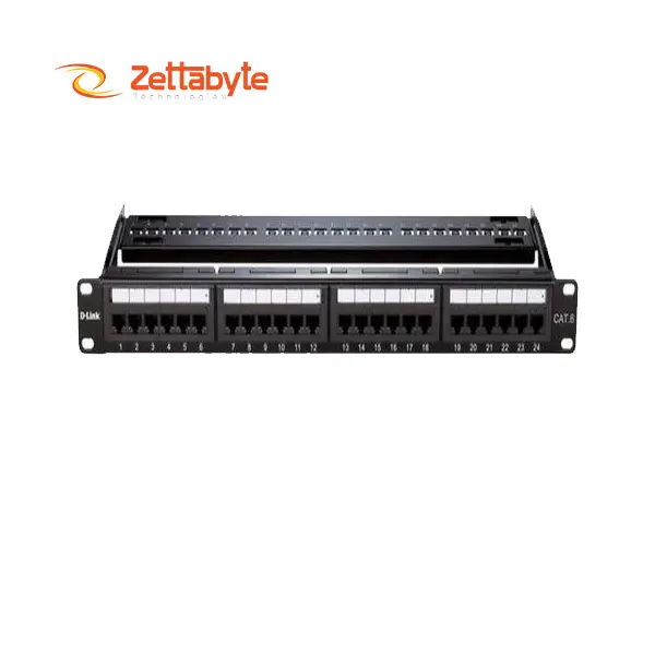 D-Link NPP-C61BLK241 24-Port Fully Loaded Patch Panel