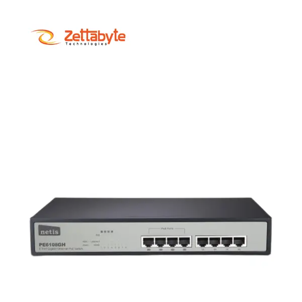 Netis PE6108GH 8 Port Gigabit Ethernet PoE Switch