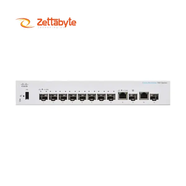 Cisco CBS350-8S-E-2G 10-Port Managed Gigabit Network Switch